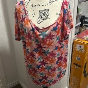 Torrid brand new odd the shoulder soft shirt